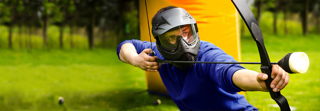 Archery tag - Combat d'archers - TOROPARK - Terrain Paintball Normandie Rouen 76 - Loisirs sportifs