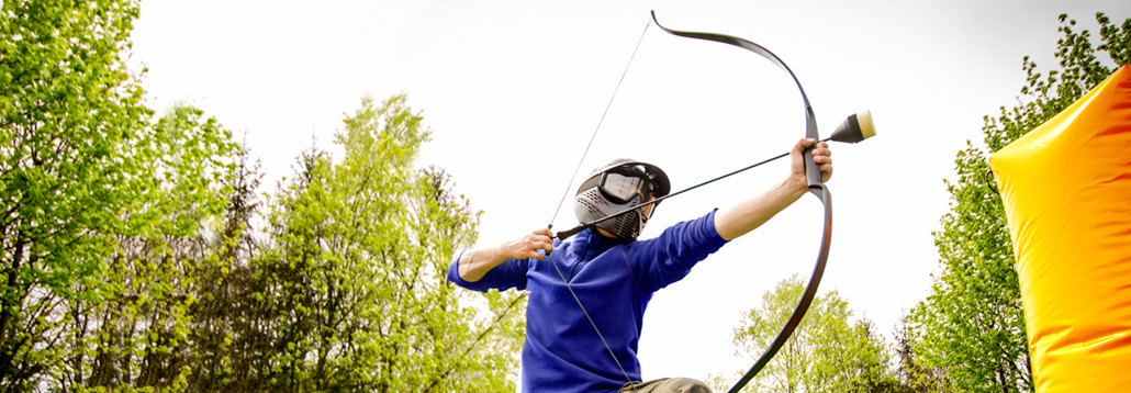 Archery tag - Combat d'archers - TOROPARK - Terrain Paintball Normandie Rouen 76 - Loisirs sportifs