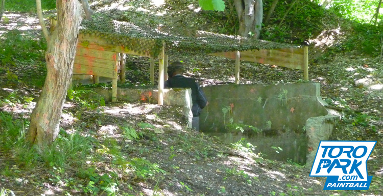 scenario foret milsim bunker obstacles bunker - TOROPARK - Terrain Paintball Normandie Rouen 76 - Loisirs   